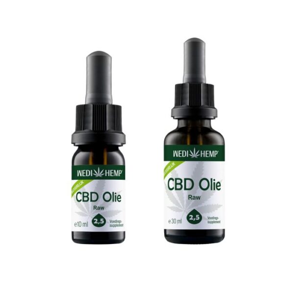 CBD Olie RAW 2,5% – Wedihemp